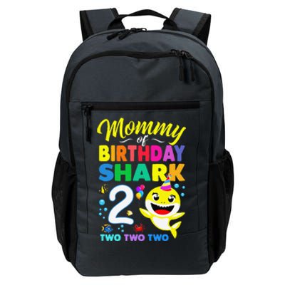 Mommy Of Birthday Shark 2nd Matching Oufit Party For Family Daily Commute Backpack