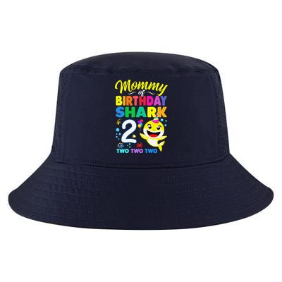 Mommy Of Birthday Shark 2nd Matching Oufit Party For Family Cool Comfort Performance Bucket Hat