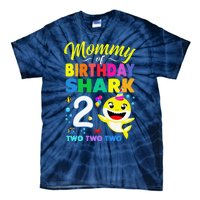 Mommy Of Birthday Shark 2nd Matching Oufit Party For Family Tie-Dye T-Shirt