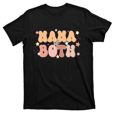 Mama Of Both Retro Mother's Day Mom T-Shirt