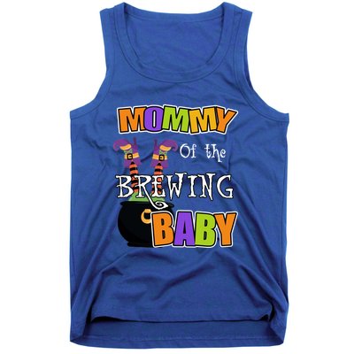 Mommy Of Brewing Halloween Theme Shower Spooky Gift Tank Top