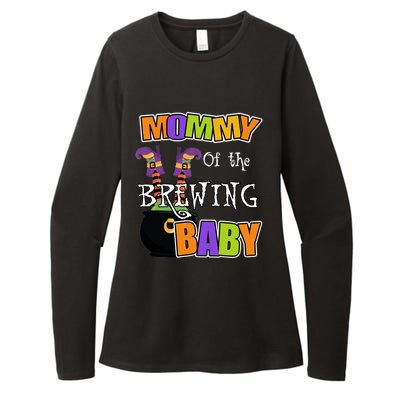 Mommy Of Brewing Halloween Theme Shower Spooky Gift Womens CVC Long Sleeve Shirt