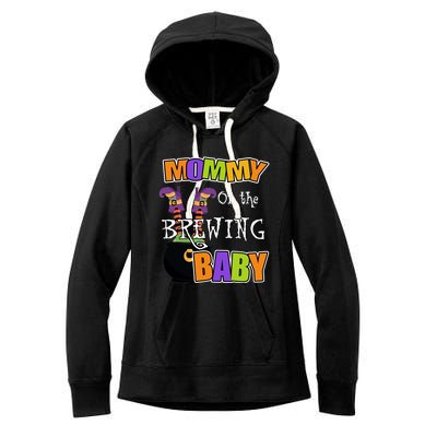 Mommy Of Brewing Halloween Theme Shower Spooky Gift Women's Fleece Hoodie