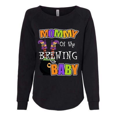 Mommy Of Brewing Halloween Theme Shower Spooky Gift Womens California Wash Sweatshirt