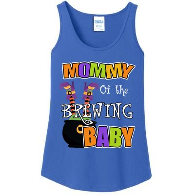 Mommy Of Brewing Halloween Theme Shower Spooky Gift Ladies Essential Tank