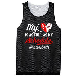 Mom Of Both Proud Cheer And Baseball Mom Mesh Reversible Basketball Jersey Tank