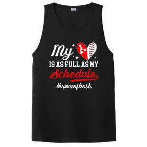 Mom Of Both Proud Cheer And Baseball Mom PosiCharge Competitor Tank