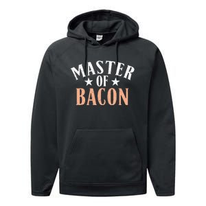 Master of Bacon lover Performance Fleece Hoodie