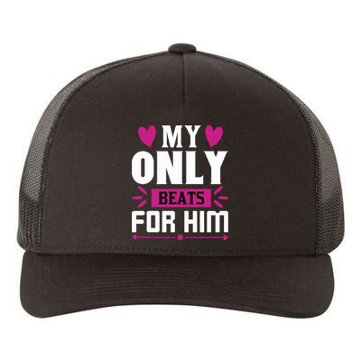 My Only Beats For Him Yupoong Adult 5-Panel Trucker Hat