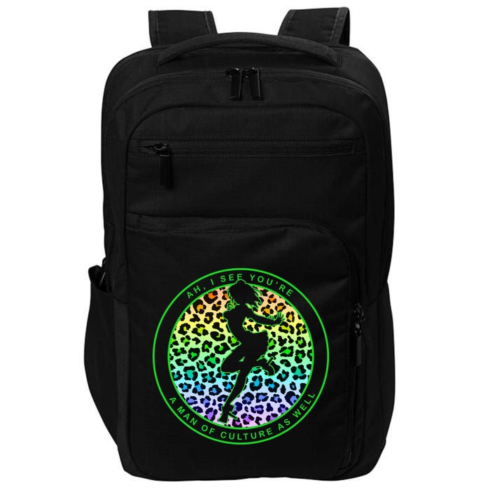 Man Of Culture Funny Meme Impact Tech Backpack