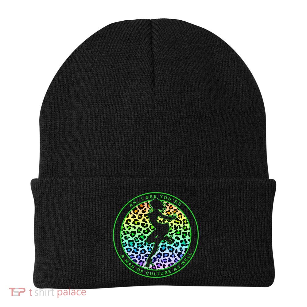 Man Of Culture Funny Meme Beanie