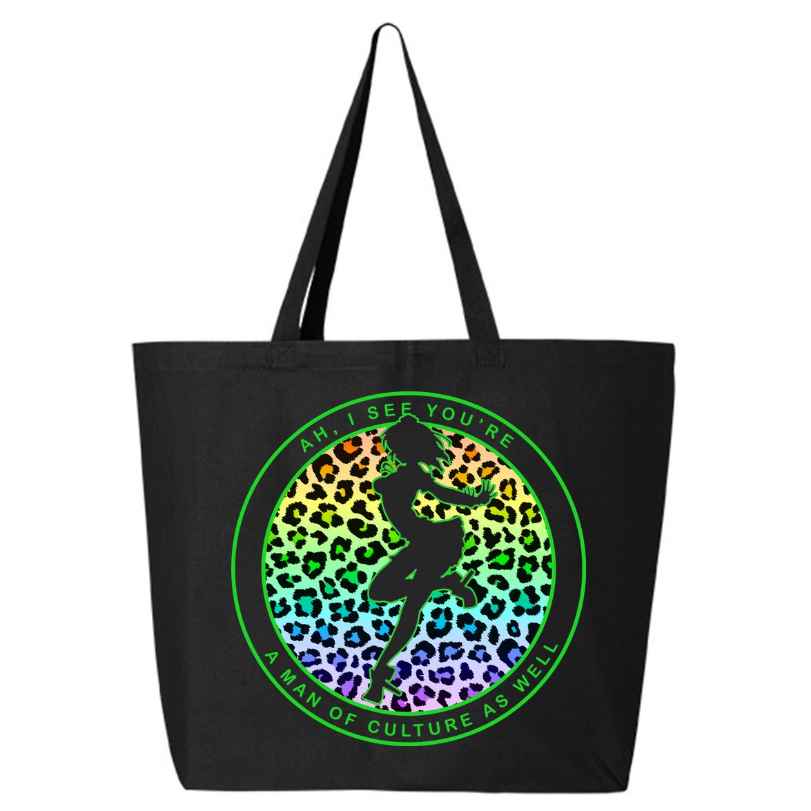 Man Of Culture Funny Meme 25L Jumbo Tote