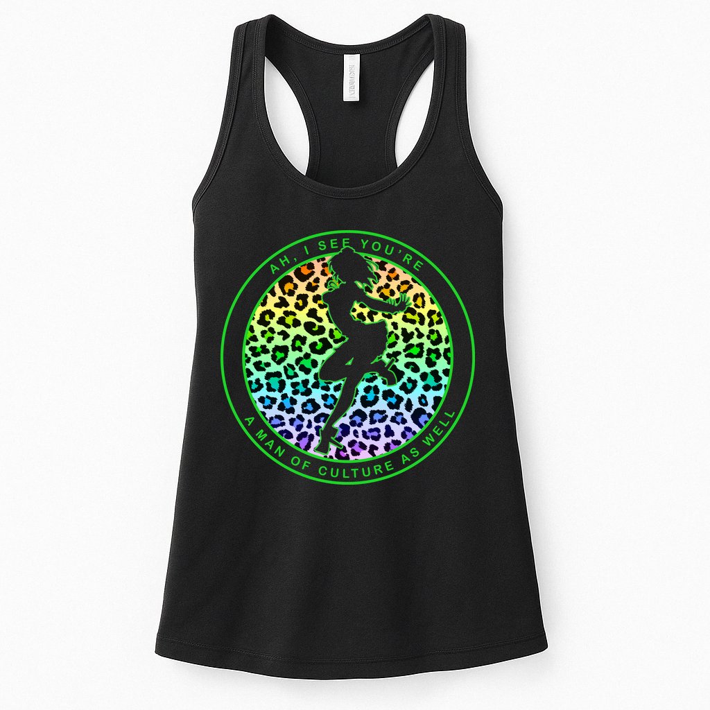 Man Of Culture Funny Meme Womens Tank Top