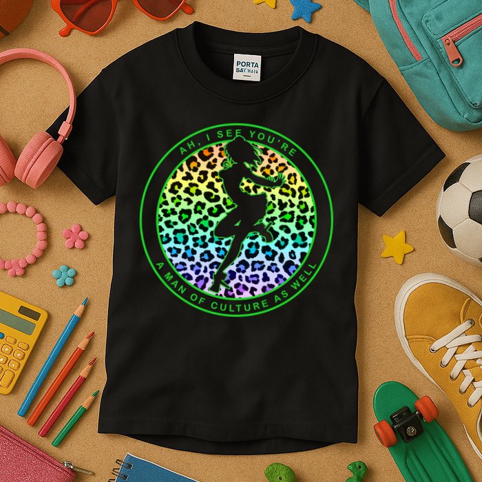Man Of Culture Funny Meme Kids T-Shirt