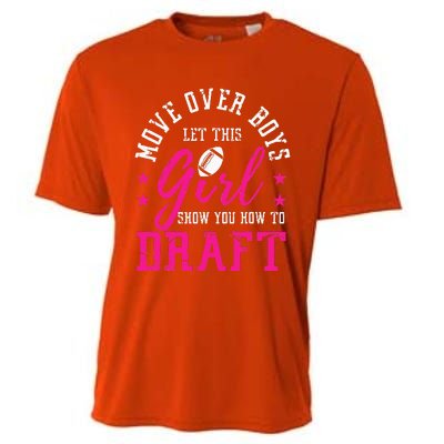 Move Over Cute Fantasy Football Draft Kit Party Cooling Performance Crew T-Shirt