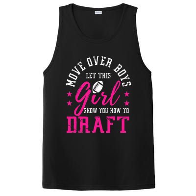 Move Over Cute Fantasy Football Draft Kit Party PosiCharge Competitor Tank