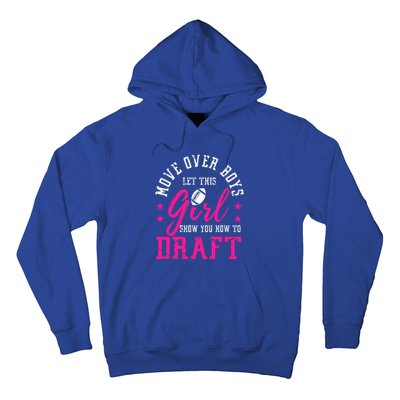 Move Over Cute Fantasy Football Draft Kit Party Hoodie