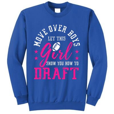 Move Over Cute Fantasy Football Draft Kit Party Sweatshirt