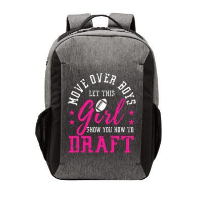 Move Over Cute Fantasy Football Draft Kit Party Vector Backpack