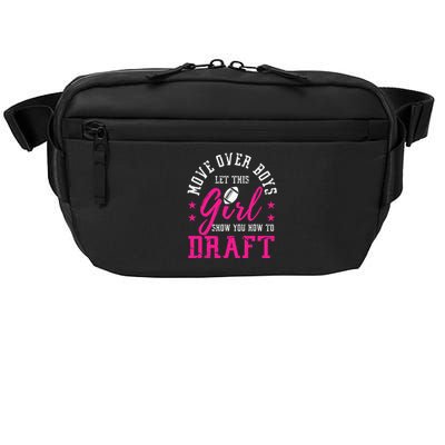 Move Over Cute Fantasy Football Draft Kit Party Crossbody Pack