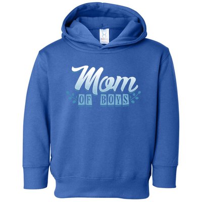 Mom Of Cute Graphic Saying For Proud Mother Of Sons Cool Gift Toddler Hoodie