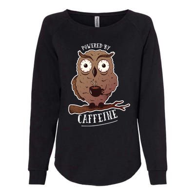 Monday Owl Coffee Caffeine Work Office Womens California Wash Sweatshirt