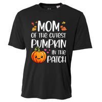 Mom Of Cutest Pumpkin In The Patch Halloween Thanksgiving Cooling Performance Crew T-Shirt