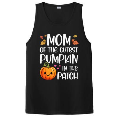 Mom Of Cutest Pumpkin In The Patch Halloween Thanksgiving PosiCharge Competitor Tank