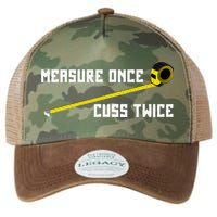 Measure Once Cuss Twice Carpenter & Woodworking Legacy Tie Dye Trucker Hat