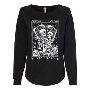 Michelle Otter Coolane Skeleton & Letter Womens California Wash Sweatshirt