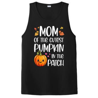 Mom Of Cutest Pumpkin In The Patch Halloween Thanksgiving PosiCharge Competitor Tank