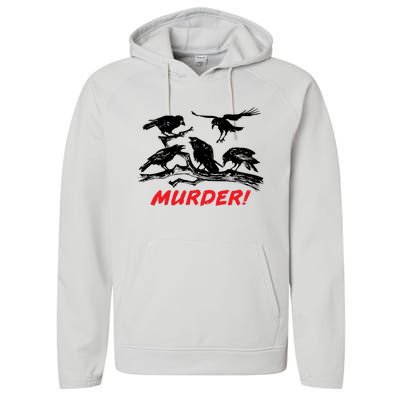 Murder Of Crows Performance Fleece Hoodie