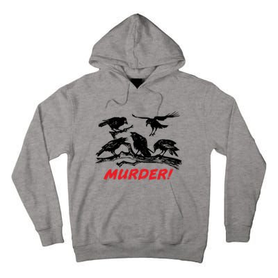 Murder Of Crows Tall Hoodie