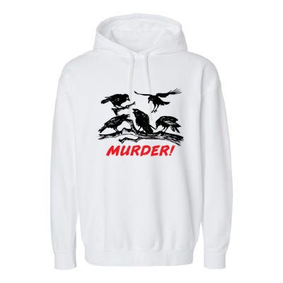 Murder Of Crows Garment-Dyed Fleece Hoodie