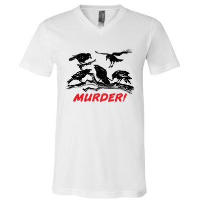 Murder Of Crows V-Neck T-Shirt