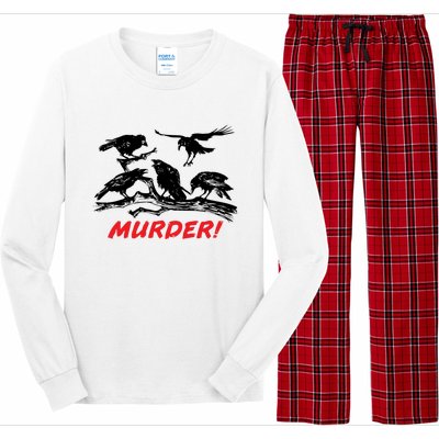 Murder Of Crows Long Sleeve Pajama Set