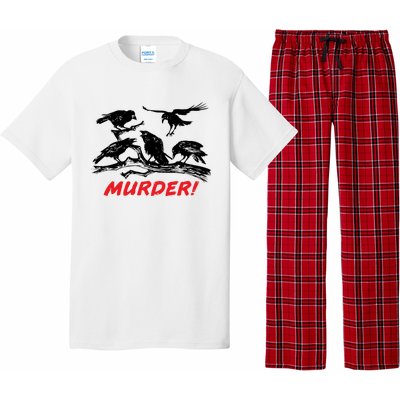 Murder Of Crows Pajama Set