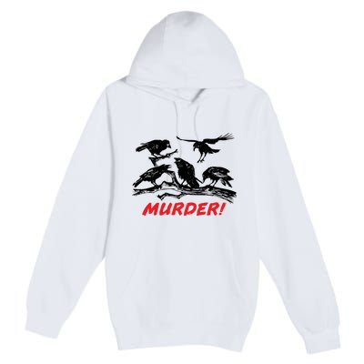 Murder Of Crows Premium Pullover Hoodie