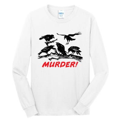 Murder Of Crows Tall Long Sleeve T-Shirt