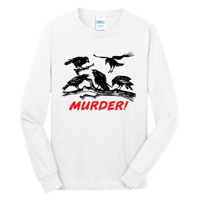 Murder Of Crows Tall Long Sleeve T-Shirt