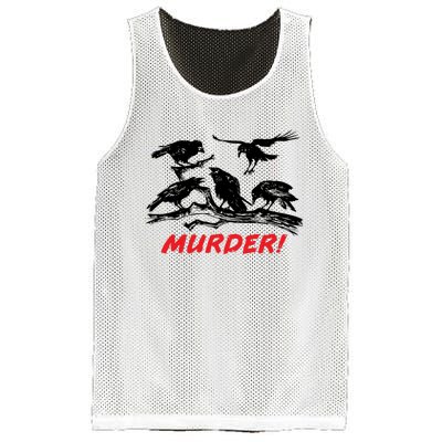 Murder Of Crows Mesh Reversible Basketball Jersey Tank