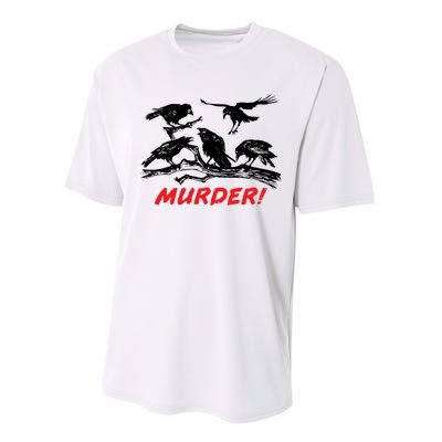 Murder Of Crows Performance Sprint T-Shirt