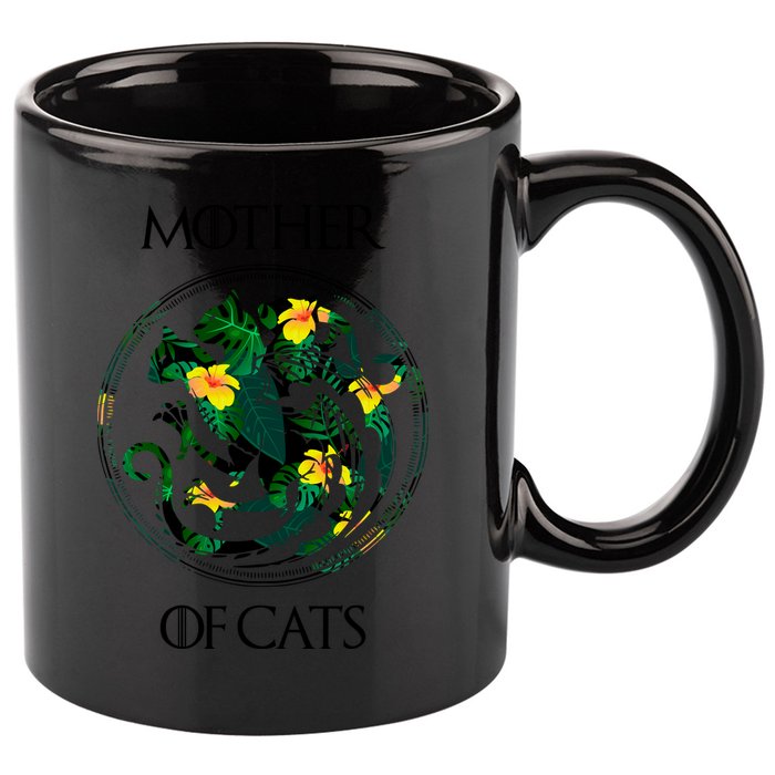 Mother Of Cats 11oz C Handle Ceramic Mug
