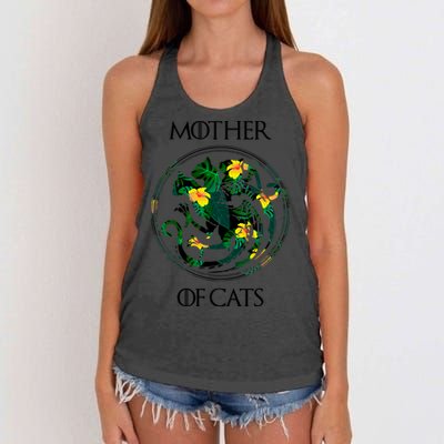 Mother Of Cats Women's Knotted Racerback Tank