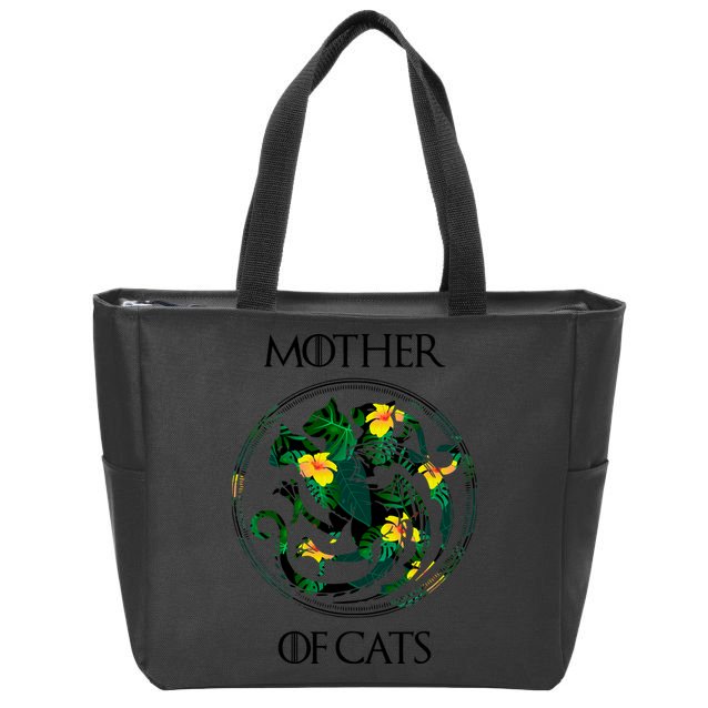Mother Of Cats Zip Tote Bag