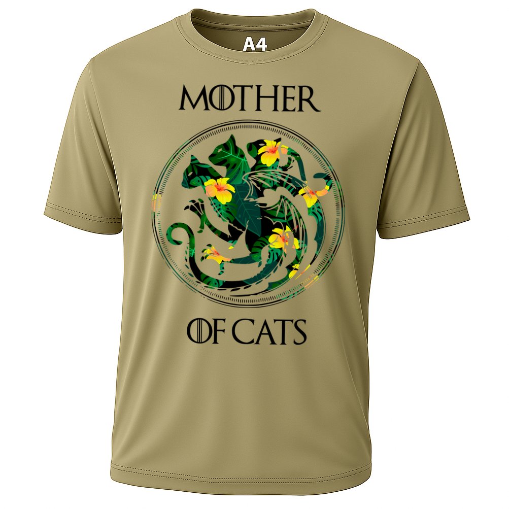Mother Of Cats Cooling Performance Crew T-Shirt