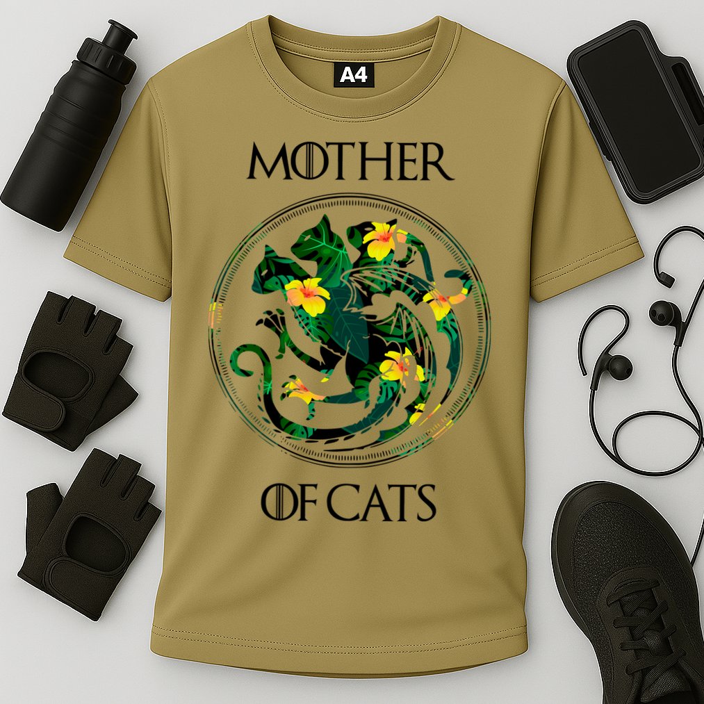 Mother Of Cats Cooling Performance Crew T-Shirt