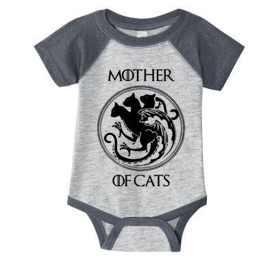 Mother Of Cats Black Cat Infant Baby Jersey Bodysuit