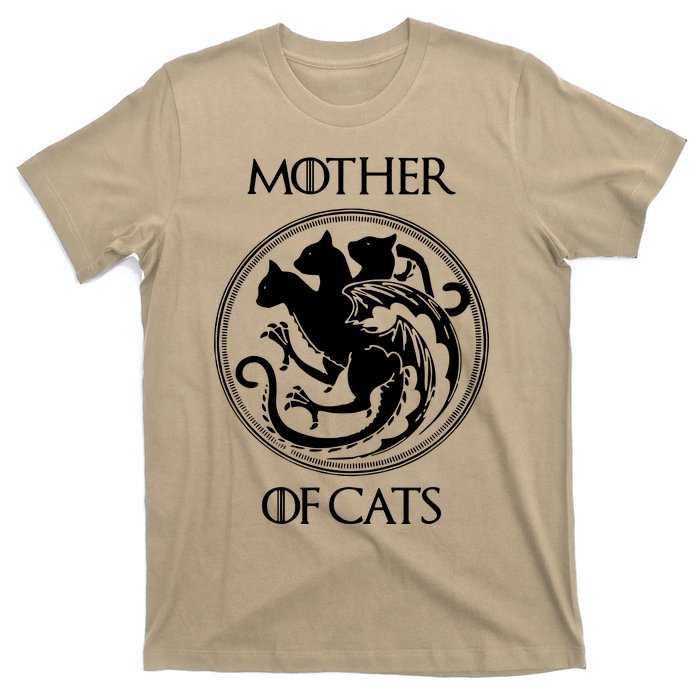 Mother Of Cats Black Cat T-Shirt