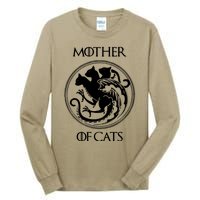 Mother Of Cats Black Cat Tall Long Sleeve T-Shirt